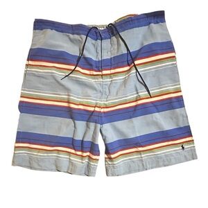 Polo by Ralph Lauren Multicolor Striped swimming trunks, size L.